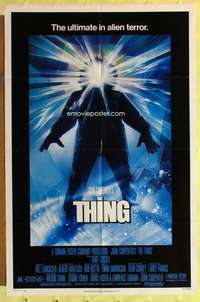s761 THING one-sheet movie poster '82 John Carpenter, Russell