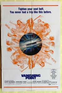 s810 VANISHING POINT one-sheet movie poster '71 car chase cult classic!