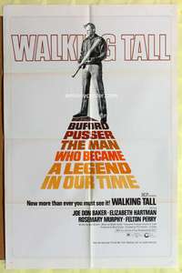 s827 WALKING TALL style A one-sheet movie poster '73 Joe Don Baker