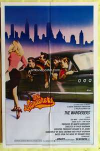 s831 WANDERERS one-sheet movie poster '79 Ken Wahl, Philip Kaufman, NY!