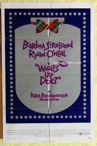 s842 WHAT'S UP DOC style A one-sheet movie poster '72 Barbra Streisand