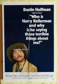s852 WHO IS HARRY KELLERMAN one-sheet movie poster '71 Dustin Hoffman