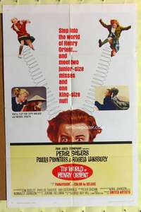 s864 WORLD OF HENRY ORIENT one-sheet movie poster '64 Peter Sellers