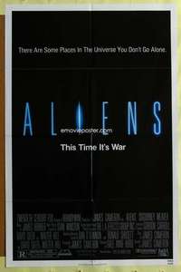 t532 ALIENS one-sheet movie poster '86 James Cameron, Sigourney Weaver