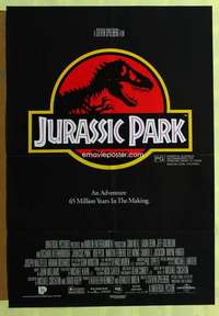 t840 JURASSIC PARK Aust one-sheet movie poster '93 Spielberg, dinosaurs!