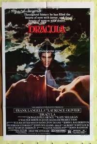 t597 DRACULA style B one-sheet movie poster '79 Frank Langella, Olivier