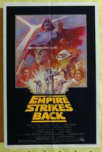 t608 EMPIRE STRIKES BACK 1sh movie poster R81 George Lucas classic!