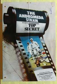 t536 ANDROMEDA STRAIN English one-sheet movie poster '71 different image!