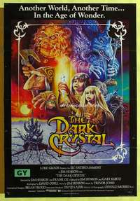 t584 DARK CRYSTAL English one-sheet movie poster '82 Jim Henson, Frank Oz