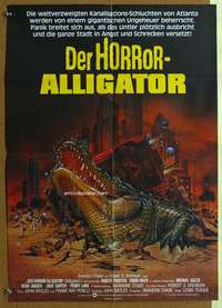 t483 ALLIGATOR German movie poster '80 great different reptile image!