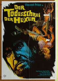 t487 CRY OF THE BANSHEE German movie poster '70 Vincent Price, Poe