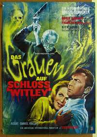 t490 DIE MONSTER DIE German movie poster '65 Boris Karloff, horror!