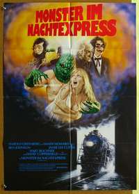 t509 TERROR TRAIN German movie poster '80 great different image!