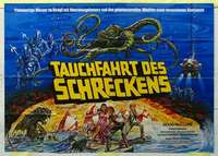 t481 WARLORDS OF ATLANTIS German 33x47 movie poster '78 great image!