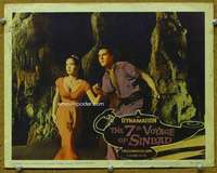 t234 7th VOYAGE OF SINBAD movie lobby card #5 '58 Kerwin Mathews c/u