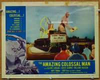 t198 AMAZING COLOSSAL MAN movie lobby card #5 '57 by Sands casino!