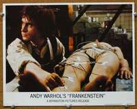 t425 ANDY WARHOL'S FRANKENSTEIN movie lobby card #4 '74 Zelenovic