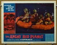 t315 ANGRY RED PLANET movie lobby card #7 '60 Gerald Mohr, AIP sci-fi!