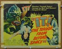 t247 IT THE TERROR FROM BEYOND SPACE movie title lobby card '58 sci-fi!