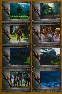 t464 JURASSIC PARK 3 8 movie lobby cards '01 Sam Neill, dinosaurs!