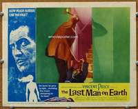 t386 LAST MAN ON EARTH movie lobby card #5 '64 zombie staked in heart!