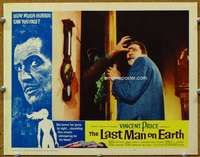 t385 LAST MAN ON EARTH int'l LC #8 '64 Vincent Price terrified!