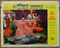 t185 MOLE PEOPLE movie lobby card #8 '56 female alien & Ward Cleaver!