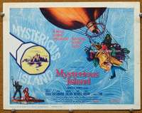 t342 MYSTERIOUS ISLAND movie title lobby card '61 Ray Harryhausen