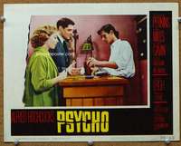 t323 PSYCHO movie lobby card #4 '60 Anthony Perkins, Hitchcock