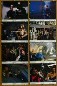 t455 RETURN OF THE JEDI 8 color 11x14 movie stills '83 George Lucas