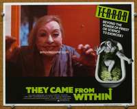 t431 THEY CAME FROM WITHIN movie lobby card #3 '76 David Cronenberg