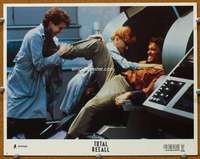 t461 TOTAL RECALL movie lobby card #4 '90 Verhoeven, Schwarzenegger