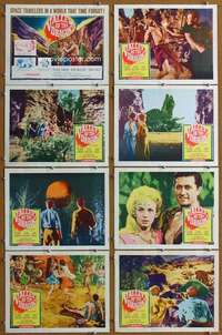 t346 VALLEY OF THE DRAGONS 8 movie lobby cards '61 cool dinosaurs!