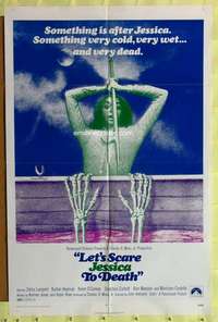 t694 LET'S SCARE JESSICA TO DEATH one-sheet movie poster '71 horror!