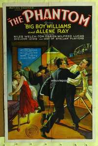 t731 PHANTOM one-sheet movie poster '31 Guinn Big Boy Williams, Allene Ray