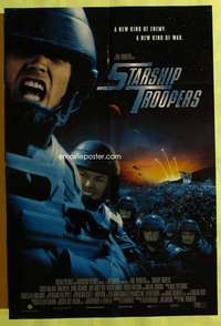 t777 STARSHIP TROOPERS DS one-sheet movie poster '97 Paul Verhoeven, sci-fi