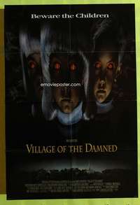 t813 VILLAGE OF THE DAMNED one-sheet movie poster '95 John Carpenter