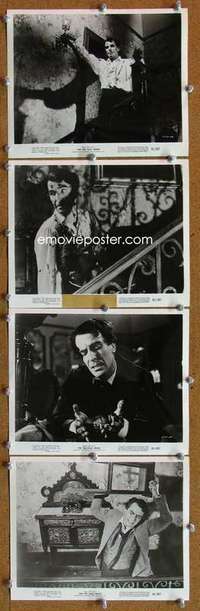 z199 TELL-TALE HEART 9 8x10 movie stills '61 Edgar Allan Poe horror!