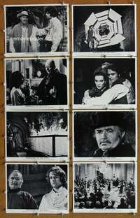 z217 FRANKENSTEIN: THE TRUE STORY 8 English movie Front of House lobby cards '73