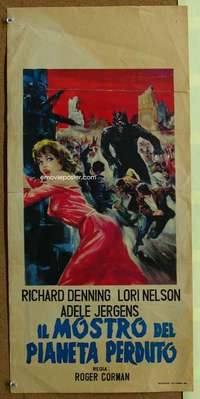 w102 DAY THE WORLD ENDED Italian locandina movie poster '56 wacky!