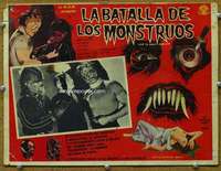 w163 HOW TO MAKE A MONSTER Mexican movie lobby card '58 ghastly ghouls!