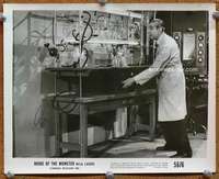 a012 BRIDE OF THE MONSTER 8x10 movie still '56 Bela Lugosi in lab!