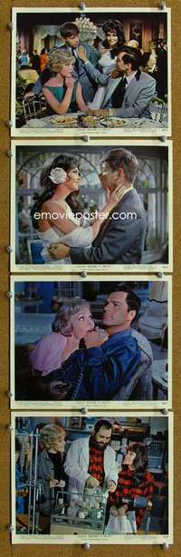 a075 QUICK BEFORE IT MELTS 8 Eng/US color 8x10 movie stills '65 Comer!