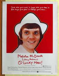 c052 O LUCKY MAN Thirty by Forty movie poster '73 McDowell, Lindsay Anderson