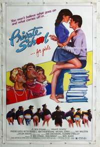 c159 PRIVATE SCHOOL Forty by Sixty movie poster '83 Phoebe Cates, Matt Modine