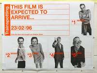 c223 TRAINSPOTTING teaser British quad movie poster '96 Ewan McGregor