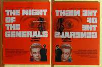 c036 NIGHT OF THE GENERALS special DS Thirty by Forty movie poster '67 O'Toole