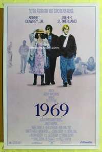d034 1969 27x41 one-sheet movie poster '88 Robert Downey Jr, Sutherland, Ryder