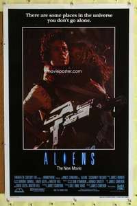 d051 ALIENS int'l 27x41 one-sheet movie poster '86 James Cameron, Sigourney Weaver