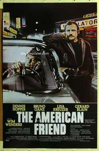 d054 AMERICAN FRIEND 27x41 one-sheet movie poster '77 Dennis Hopper, Wim Wenders